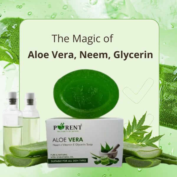 Natural Aloe Vera Neem Glycerin Soap